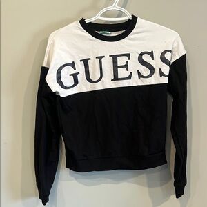 GUESS Black and White girls Top